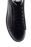 Men's Black Leather Sneaker | Derimod
