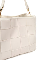 Woman Cream Long-Strap Knitted Shoulder Bag | Derimod