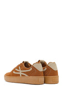 Woman Tan Lace-up Sneakers | Derimod
