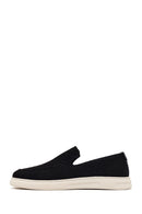 Male Black Patterned Fabric Loafer | Derimod