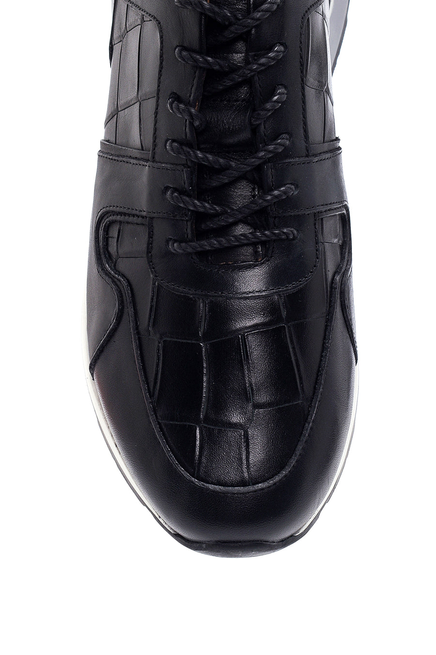 Men's Leather Patterned Sneaker