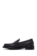 Kadın Siyah Deri Maskülen Loafer | Derimod