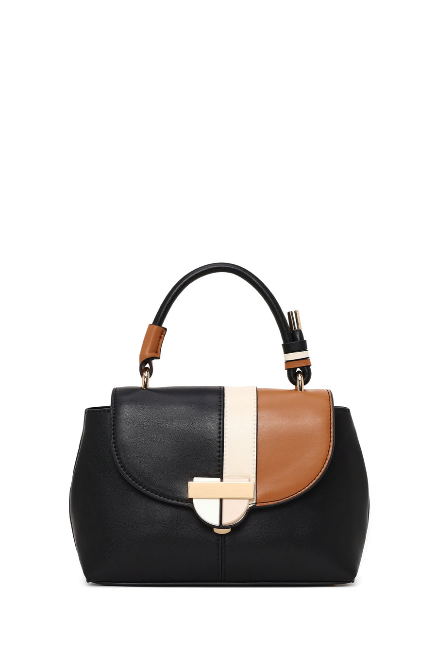 Woman Black Classic Long-Strap Shoulder Bag
