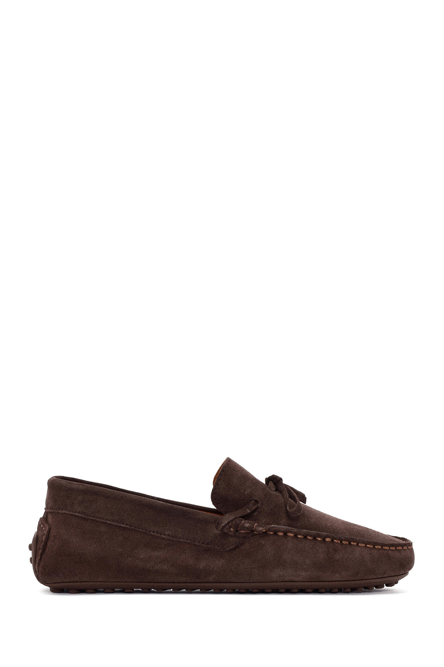 Erkek Kahverengi Süet Deri Casual Loafer 24SFD630010 | Derimod