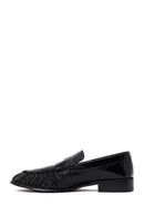 Kadın Siyah Deri Maskülen Loafer | Derimod