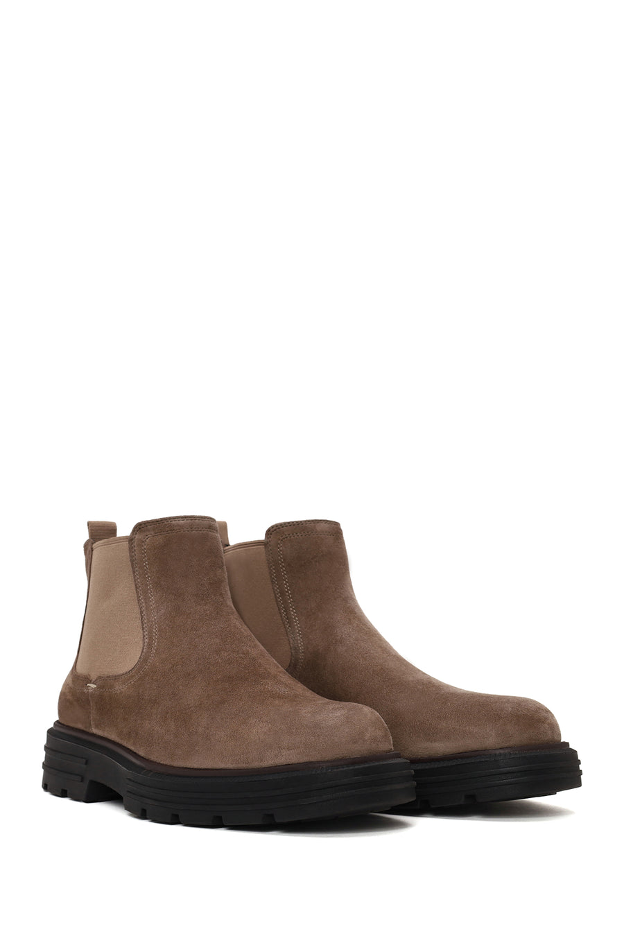Male Mink Thick-Soled Suede Casual Chelsea Boots