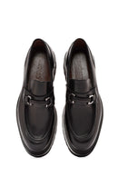 Men's Black Leather Casual Loafer | Derimod