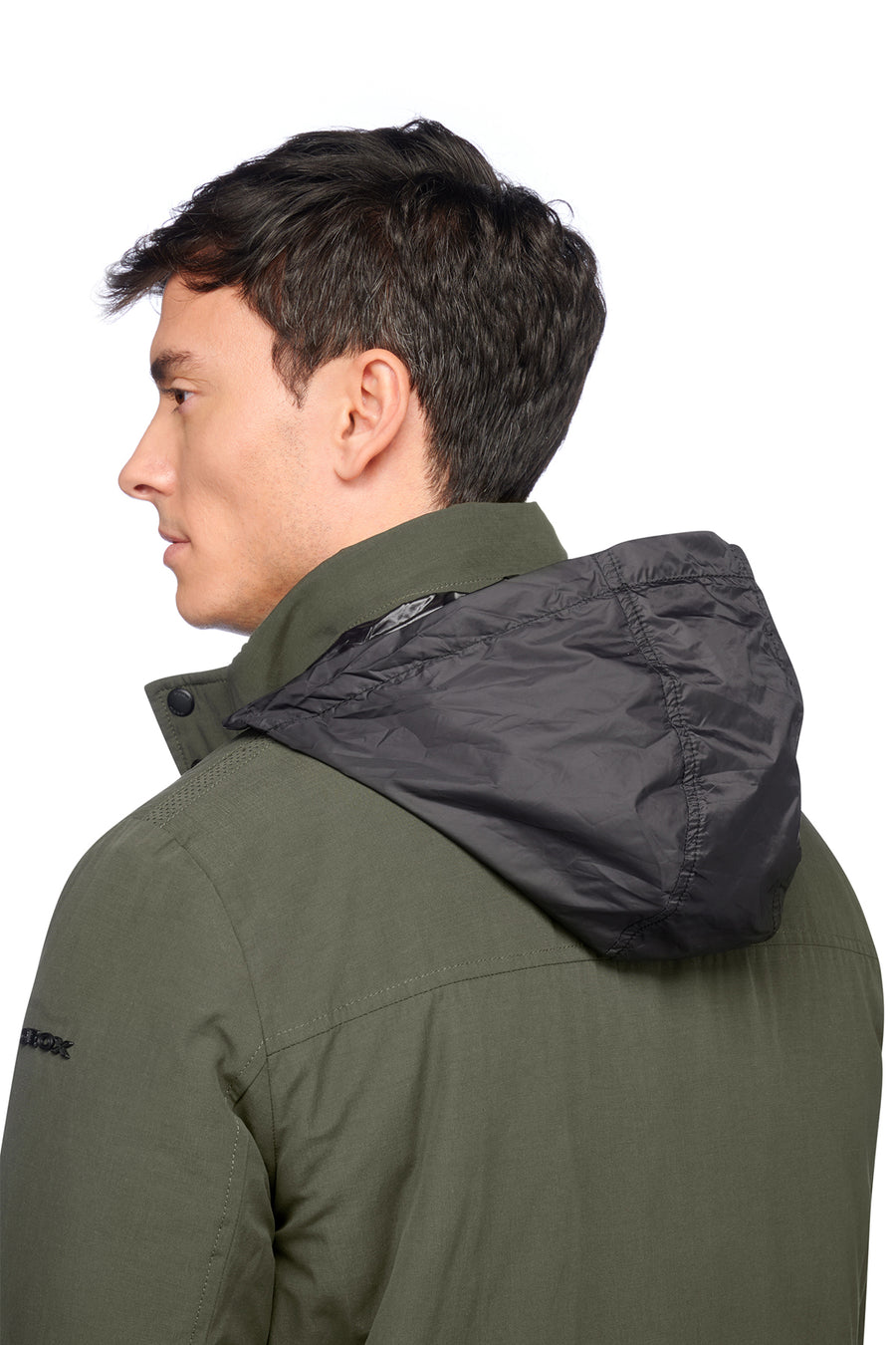 Geox Men's Green Rieti Zippered Jacket