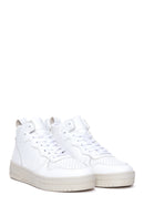 Kadın Beyaz Deri Bilekli Sneaker | Derimod