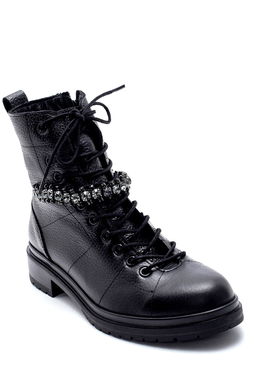 Women's Leather Stone Boots