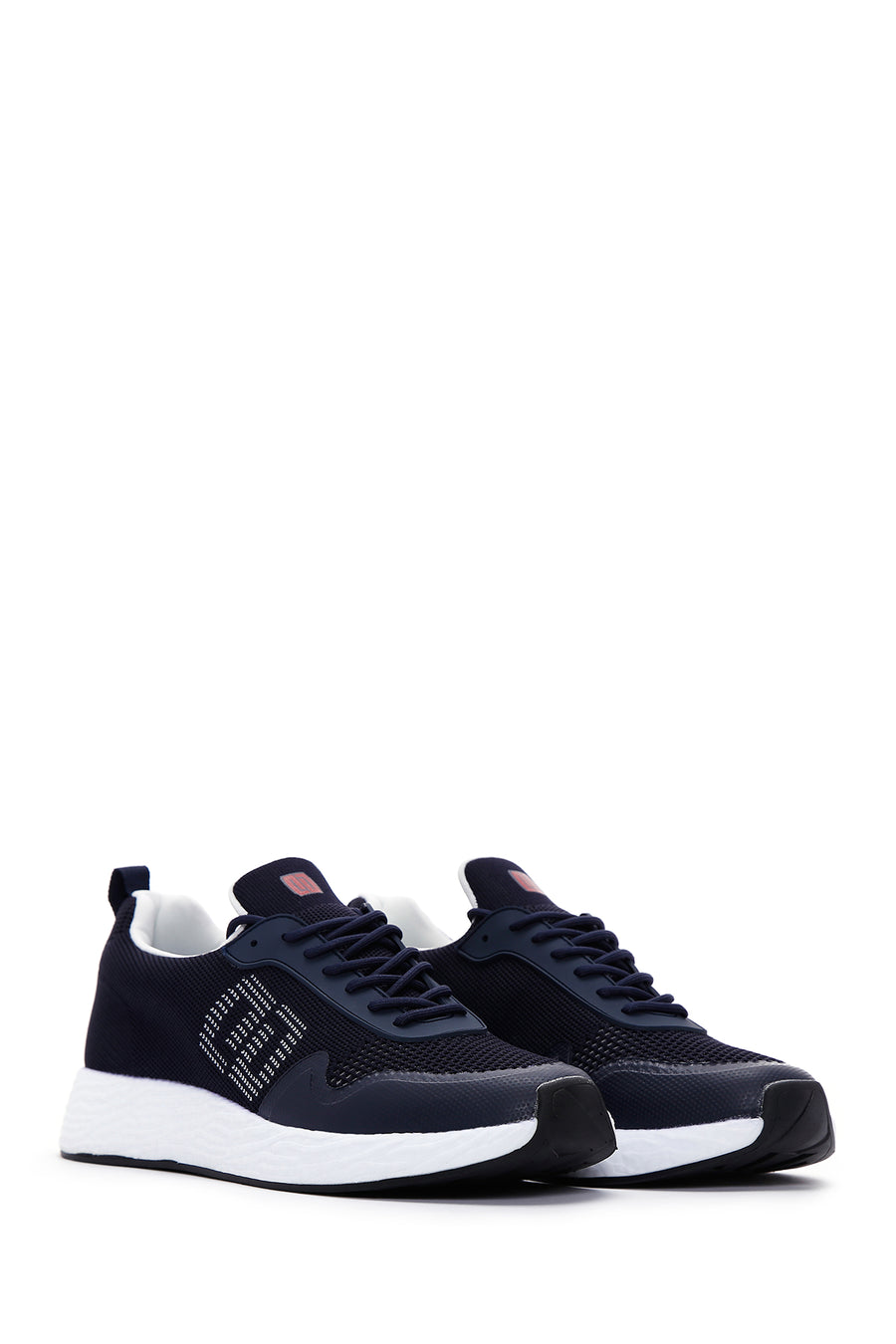 Derimod Zero Men's Navy Blue Lace-Up Thick Sole Sneaker