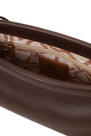 Woman Brown Long-Strap Mini Shoulder Bag | Derimod