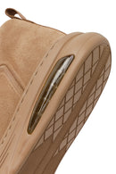 Male Beige Lace-up Suede Leather Sneaker | Derimod