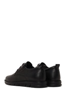 Male Black Lace-up Leather Casual Shoes | Derimod