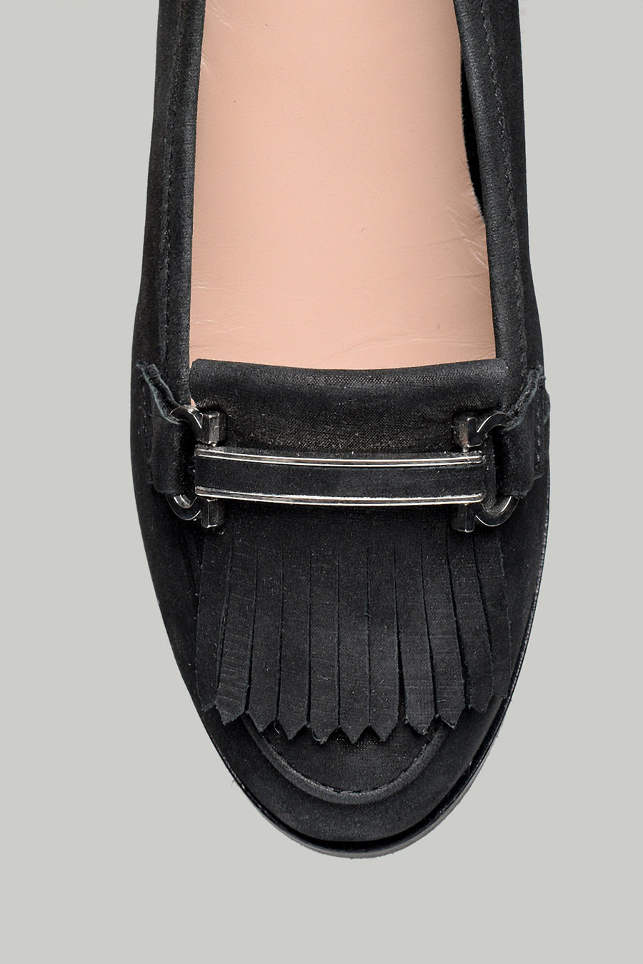 Women's Leather Ballerinas with Buckle