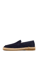 Erkek Lacivert Süet Deri Casual Loafer | Derimod