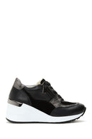 Kadın Deri Yüksek Taban Sneaker | Derimod