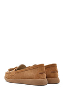 Kadın Taba Süet Deri Comfort Loafer | Derimod