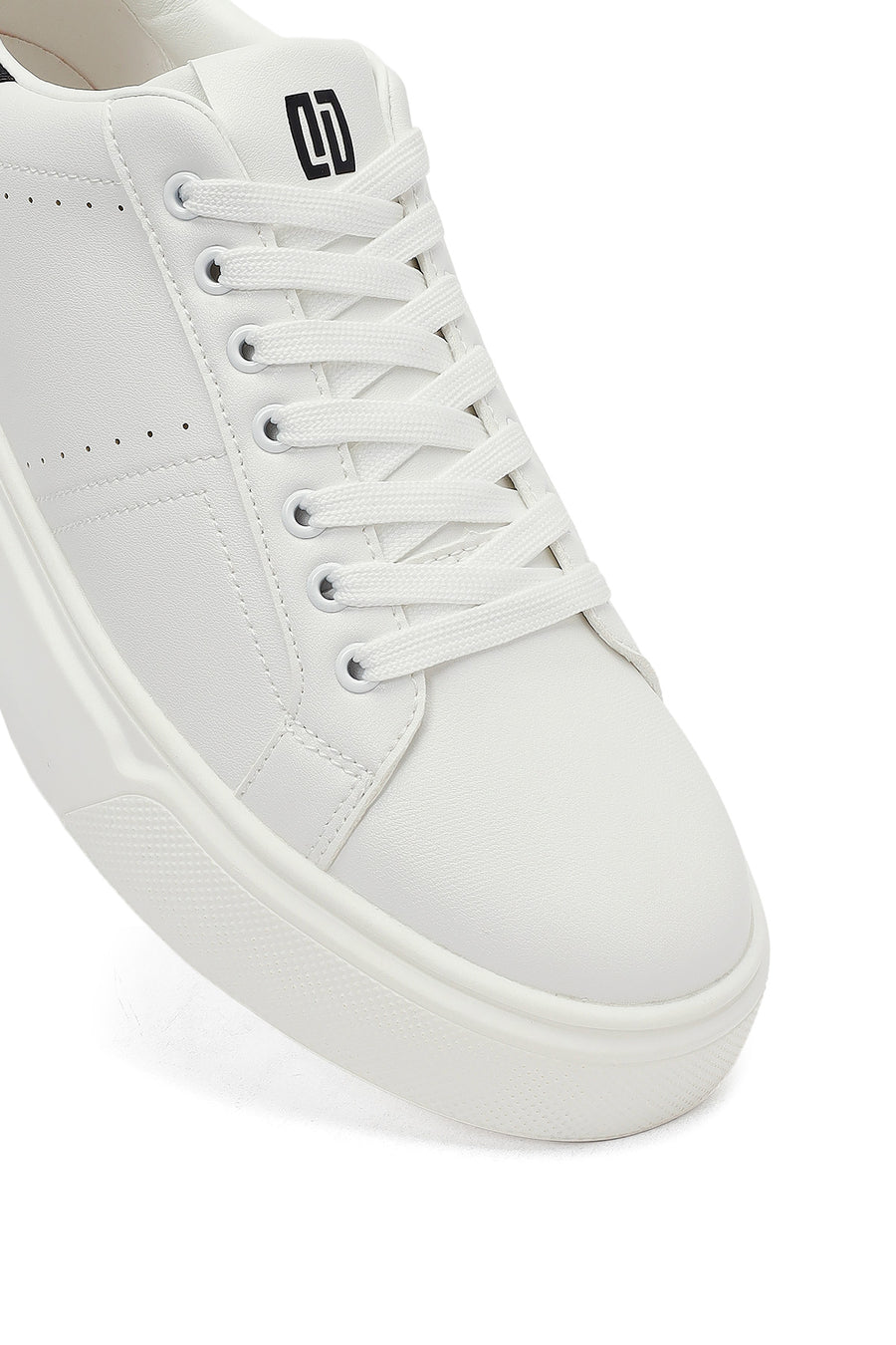 Erkek Beyaz Bağcıklı Sneaker