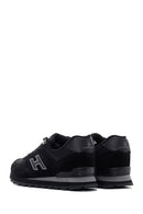 Hammer Jack Erkek Siyah-Füme Peru Süet Deri Sneaker | Derimod