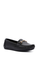 Kadın Siyah Toka Detaylı Loafer | Derimod