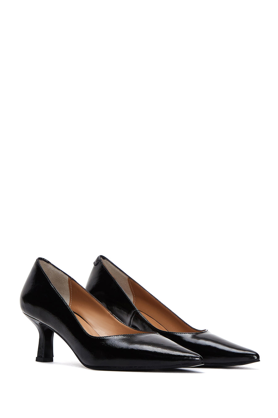 Women's Patent Leather Heeled Shoes