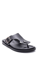 Men's Leather Flip Flops | Derimod