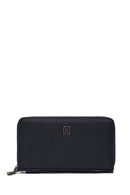 Male Navy Leather Wallet | Derimod