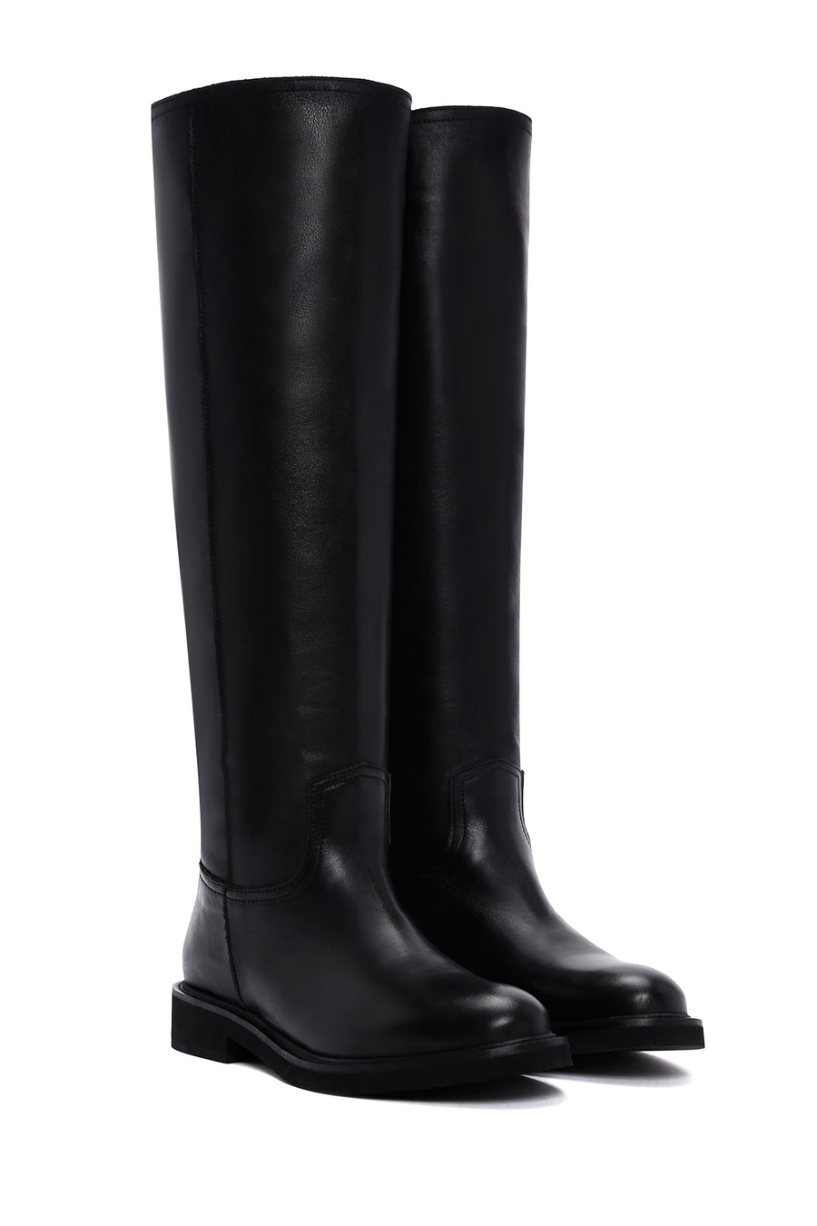 Women's Black Leather Boots