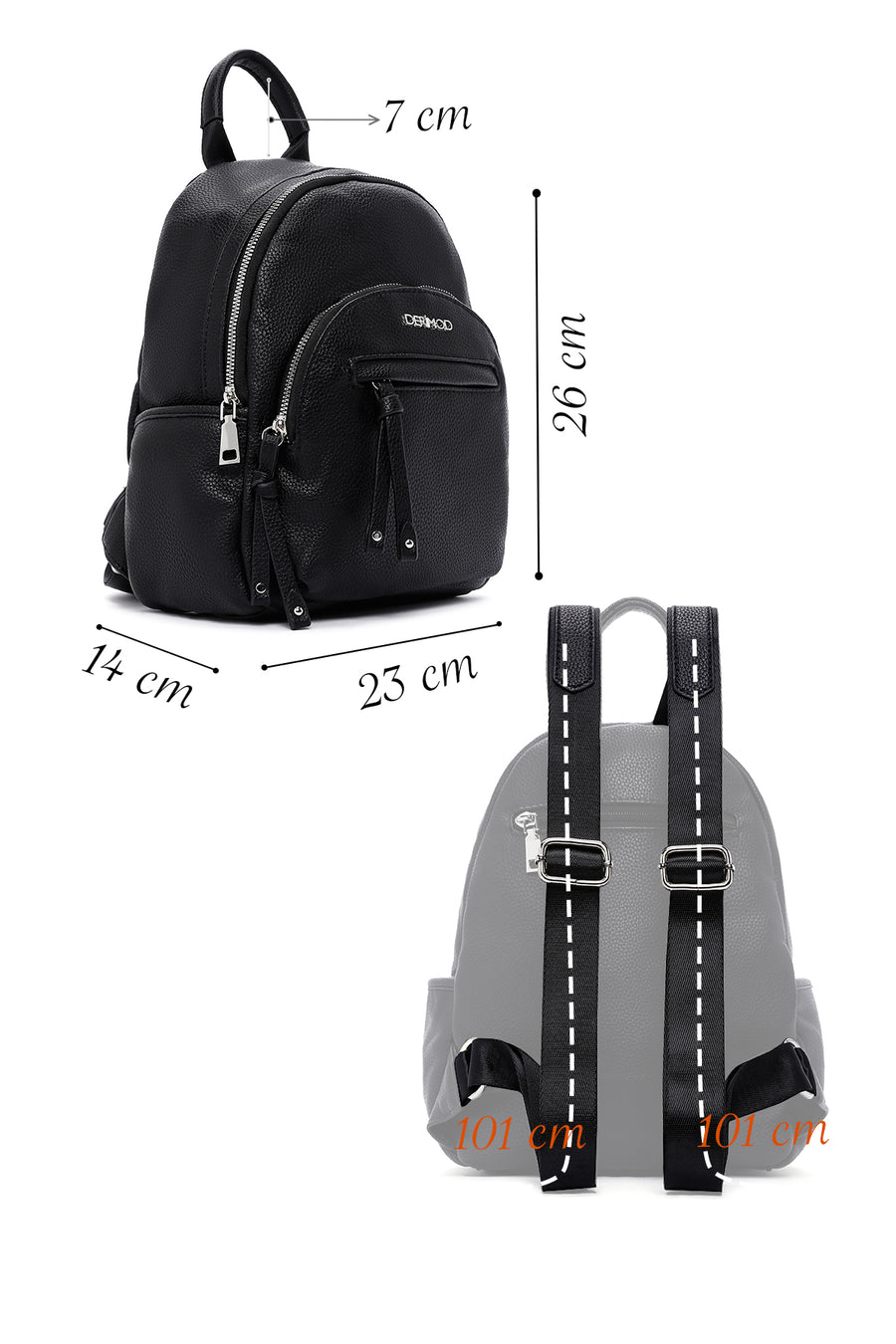 Women's Black Backpack