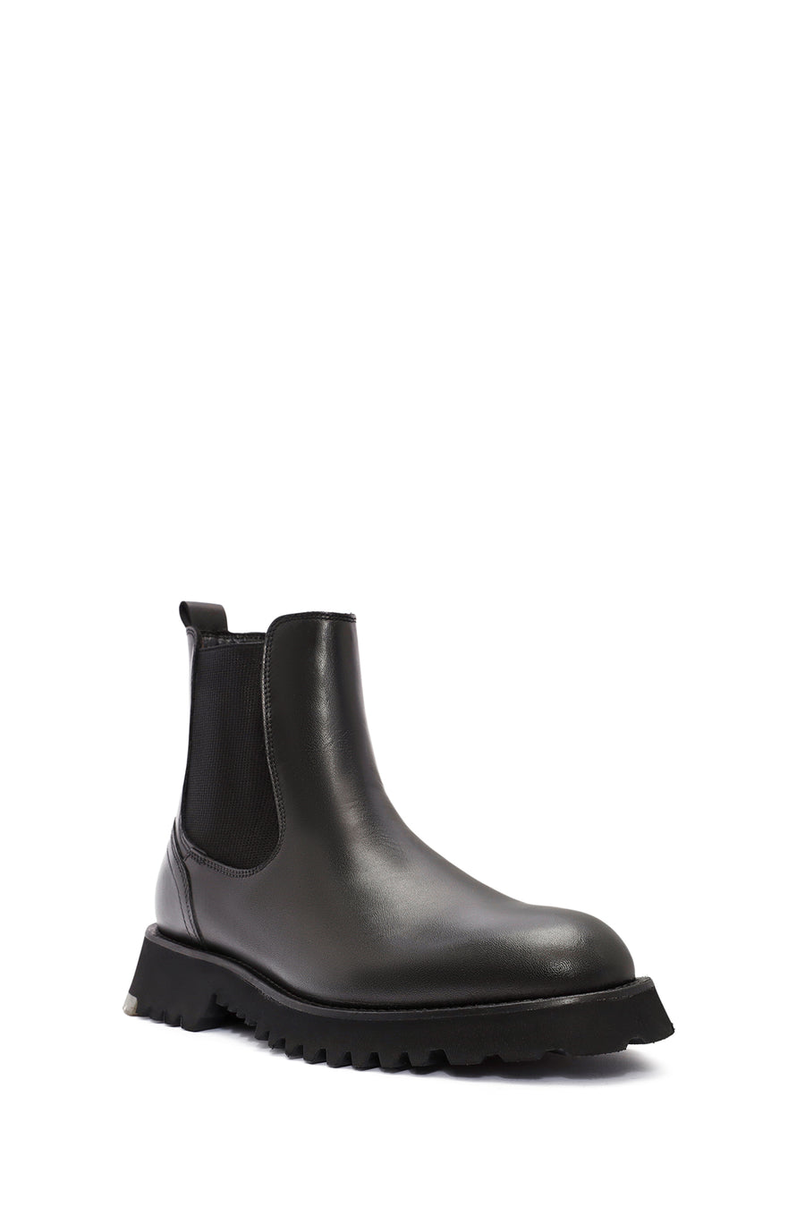Men's Black Leather Chelsea Boots