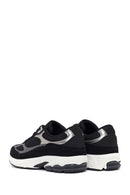 Erkek Siyah Kalın Tabanlı Bağcıklı Sneaker | Derimod