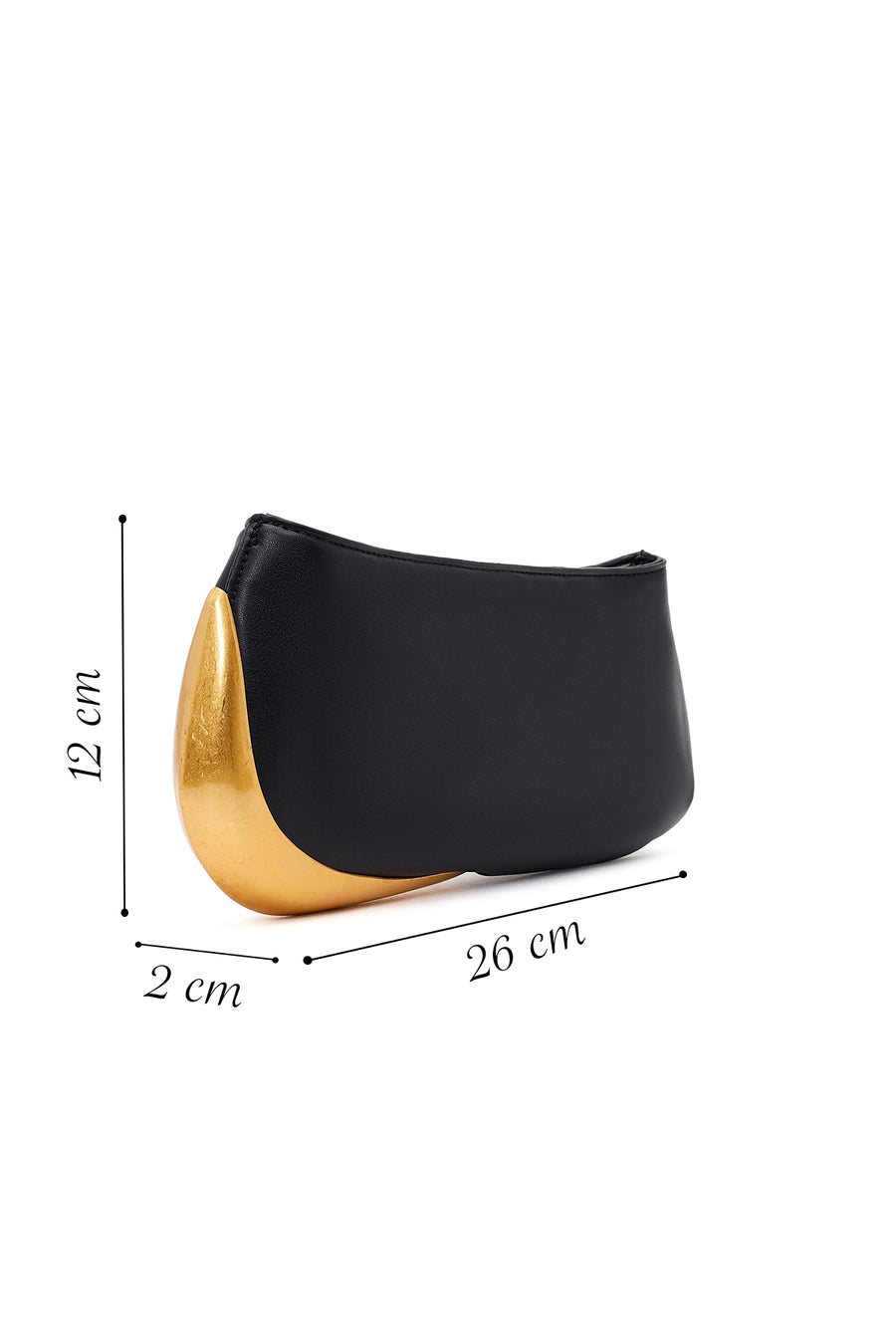 Woman Black Mini Clutch Bag