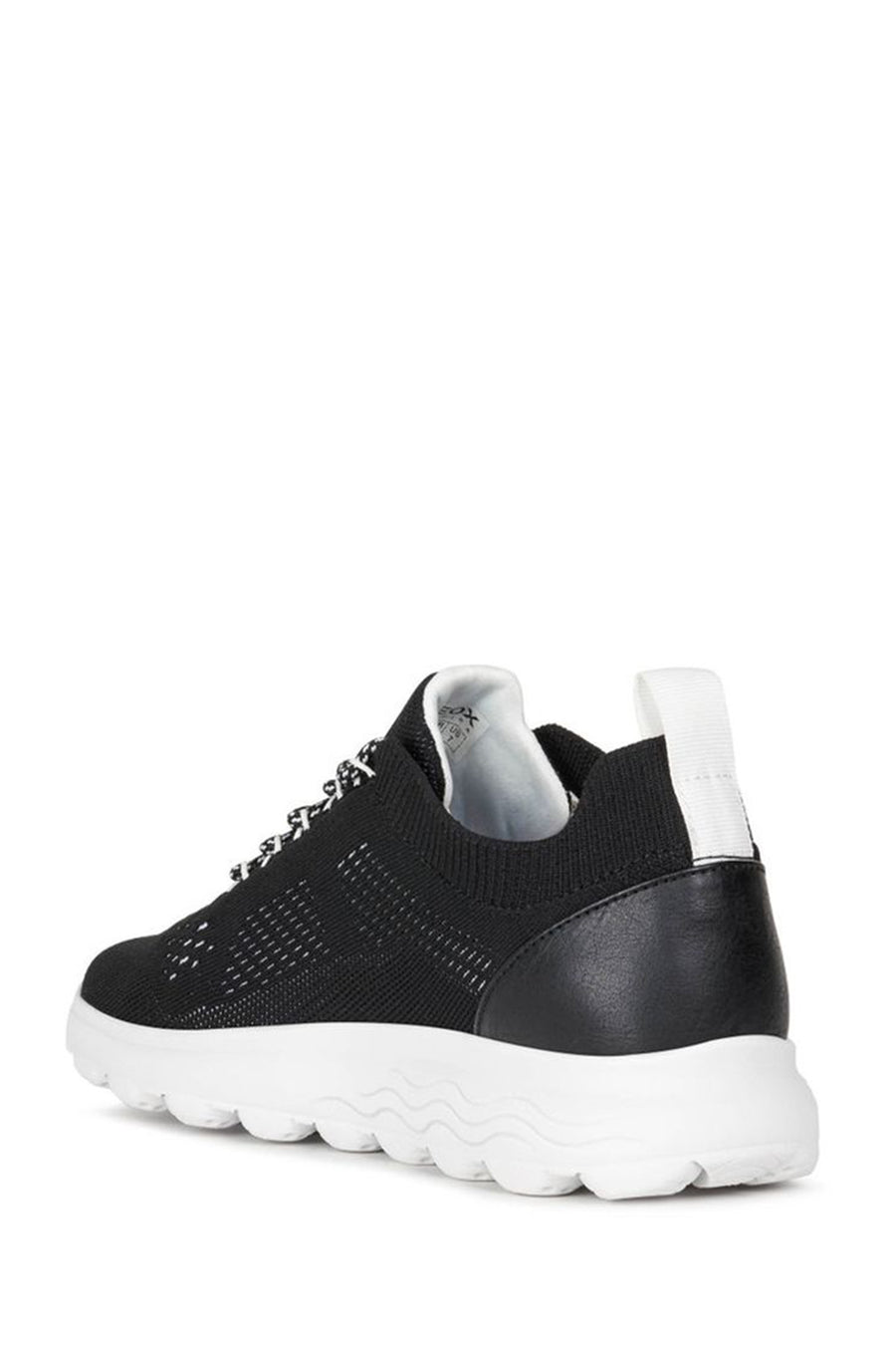 Geox Kadın Siyah Spherica Bağcıklı Kumaş Sneaker