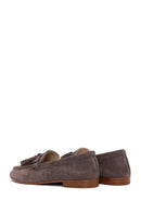 Women's Mink Suede Leather Masculine Loafer | Derimod