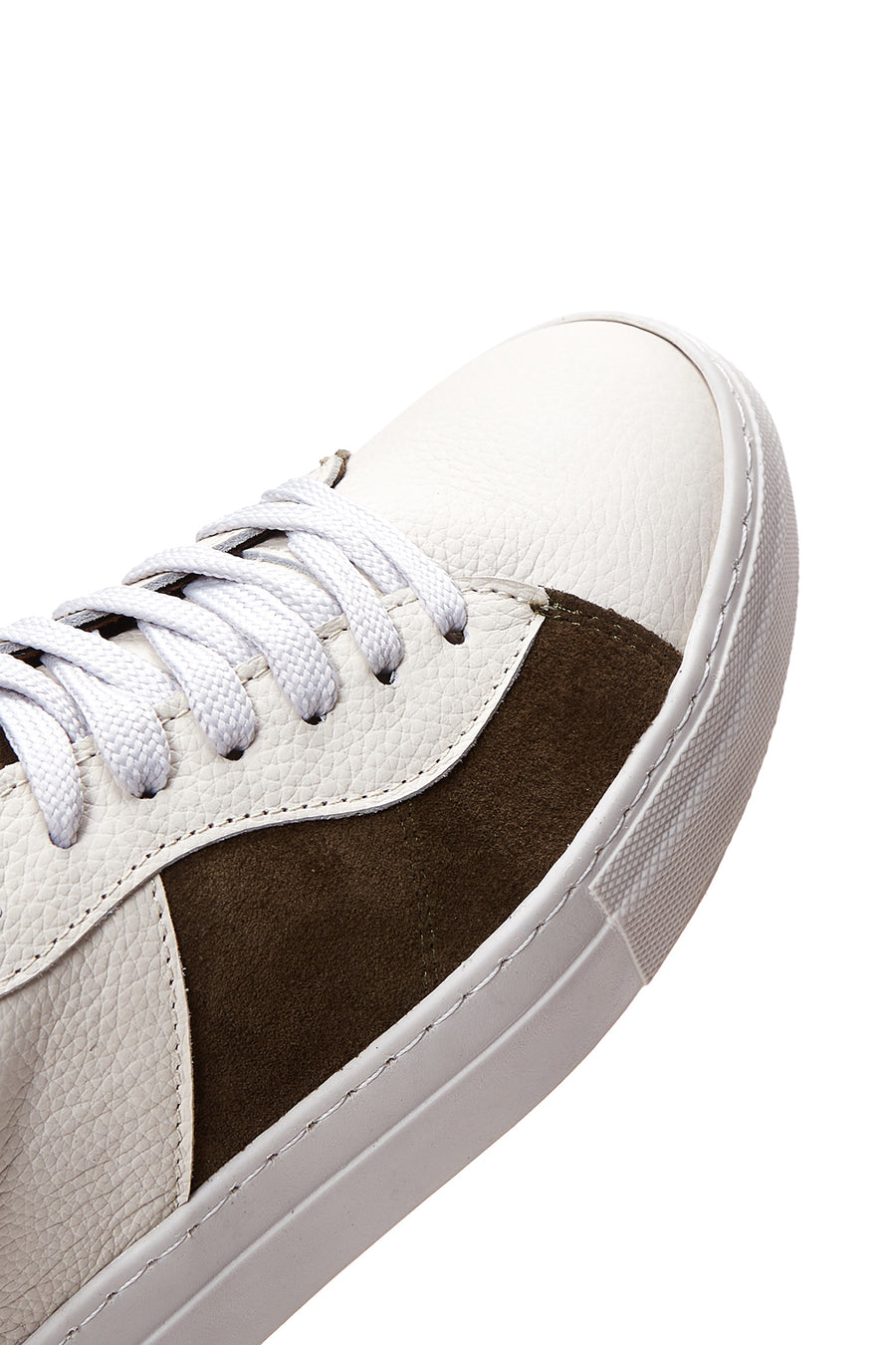 Kadın Bej Deri Sneaker