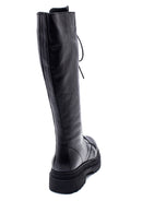 Women's Leather Casual Lace-Up Boots | Derimod