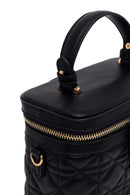 Kadın Siyah Uzun Askılı Kapitone Mini Kol Çantası | Derimod