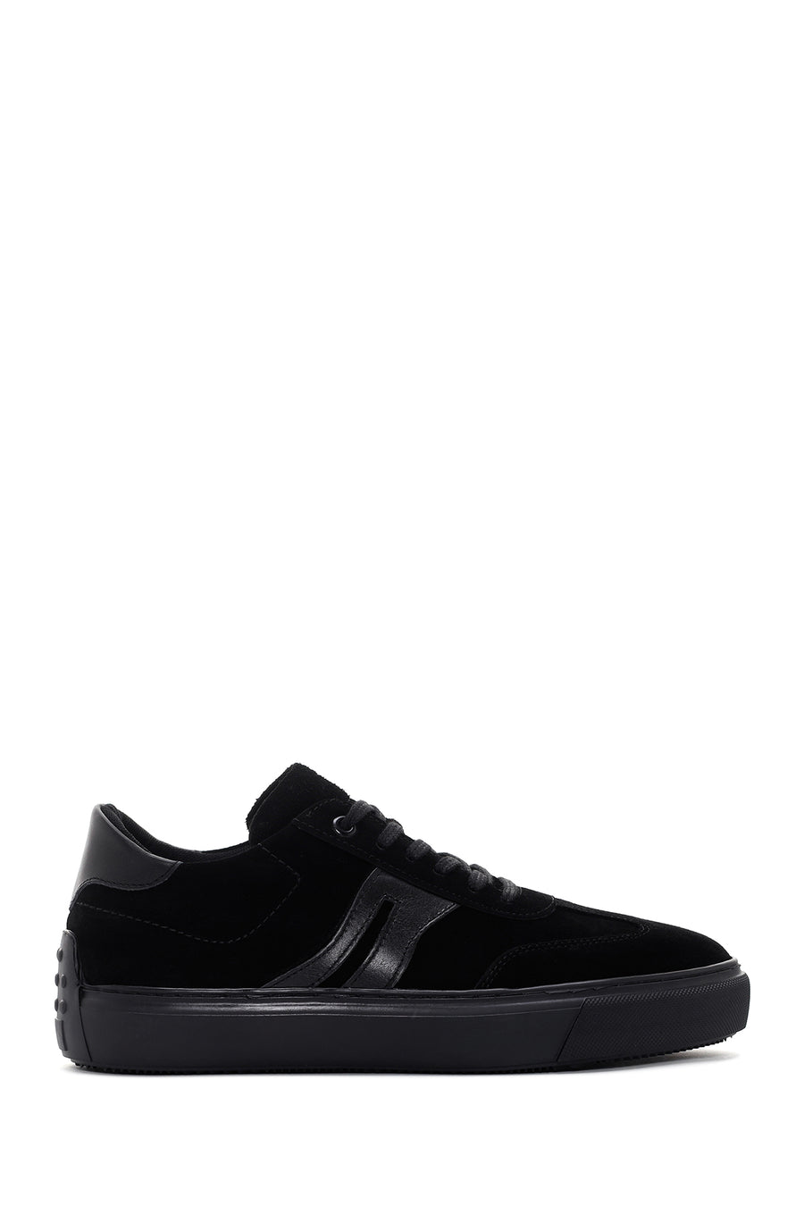 Erkek Siyah Süet Deri Sneaker 23WFD694010 | Derimod