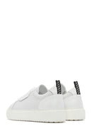 Erkek Beyaz Bağcıklı Deri Sneaker | Derimod