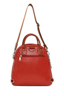 Woman Orange Long-Strap Backpack | Derimod