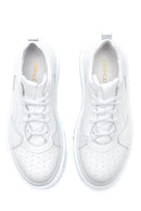 Kadın Beyaz Deri Sneaker | Derimod