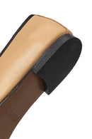 Women's Beige Leather Ballerinas | Derimod