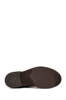Men's Brown Suede Leather Chelsea Boots | Derimod
