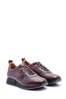 Erkek Kroko Desenli Sneaker | Derimod