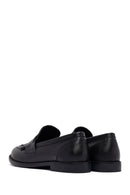 Kadın Siyah Deri Maskülen Loafer | Derimod