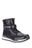 Rubber Sole Men's Leather Boots | Derimod