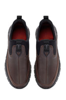 Erkek Kahverengi Deri Comfort Loafer | Derimod