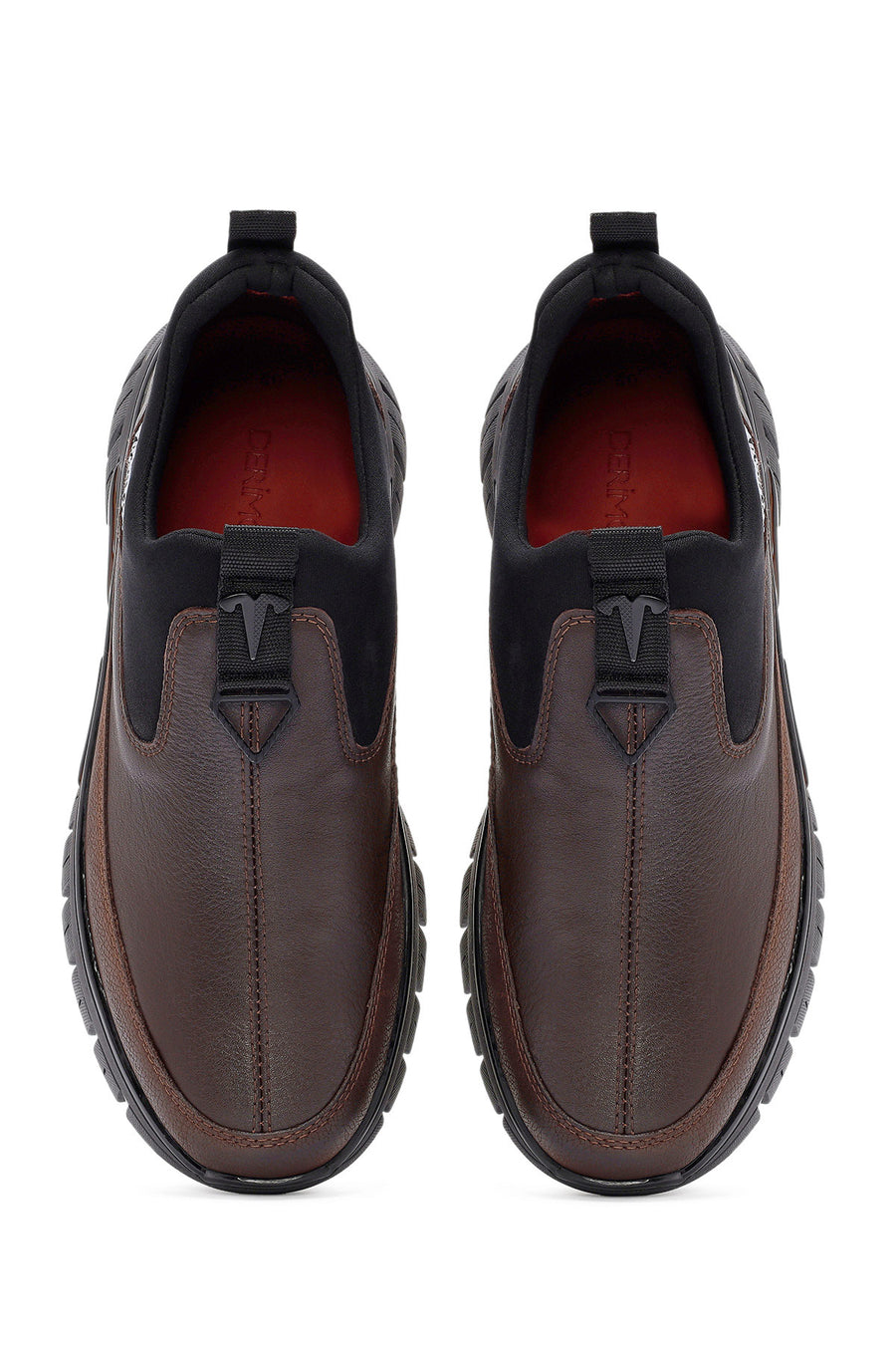 Erkek Kahverengi Deri Comfort Loafer