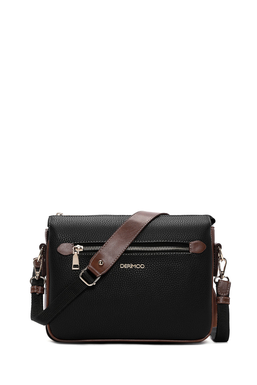 Woman Black Long-Strap Crossbody Bag WB520006SF | Derimod